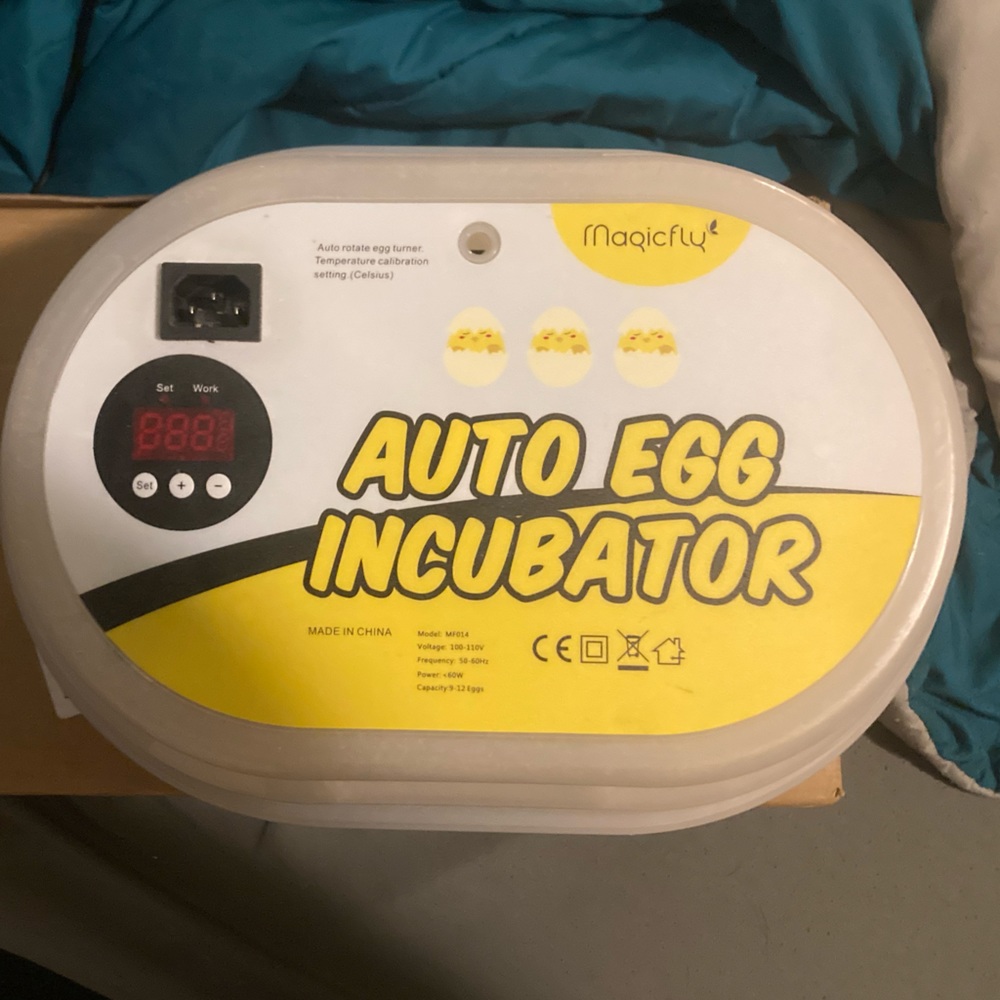 Egg incubation unit.